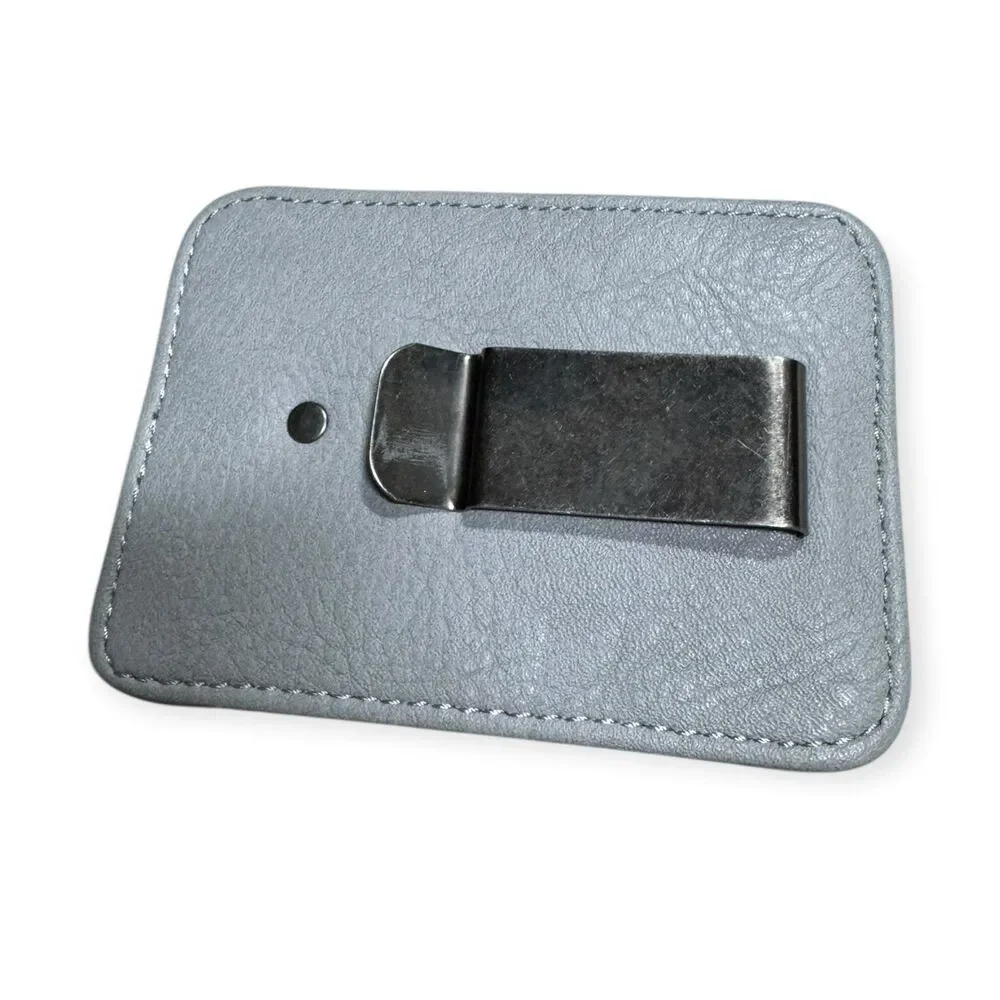 Dc Shoes Stacked‎ Card Holder Light Blue Wallet Minimalist